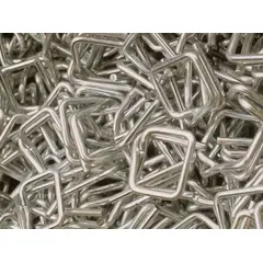 3/4" .157 GAUGE GALVANIZED WIRE STRAPPING BUCKLES, 1000/CS   9030