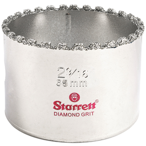 STARRETT KD0296-N 2-9/16'' (65mm) Diamond Grit Hole Saw
