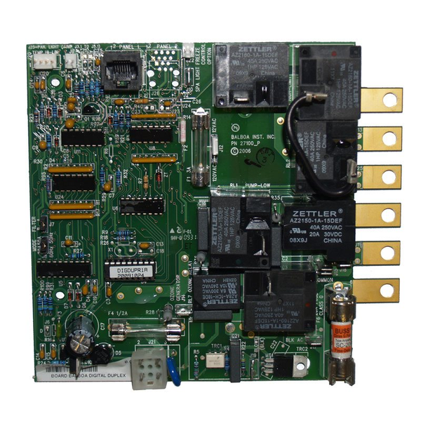 Balboa Digital Duplex Circuit Board 33-54003