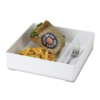 Cal-Mil 22309-15 10"L x 10"W x 2-3/4"H Bento Box
