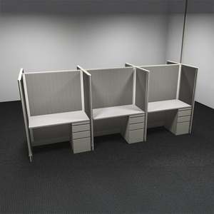 WEBBTYP16 - 67"H, 3-Pod, 4' x 2' Webb Typical - powered
