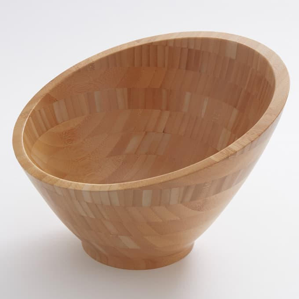 Angled Bamboo Bowls