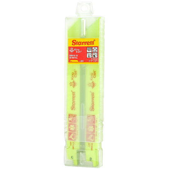STARRETT BR818-20 King Cut 8'' x 3/4'' x .035 x 18T, Bi-Metal, 20 Pack