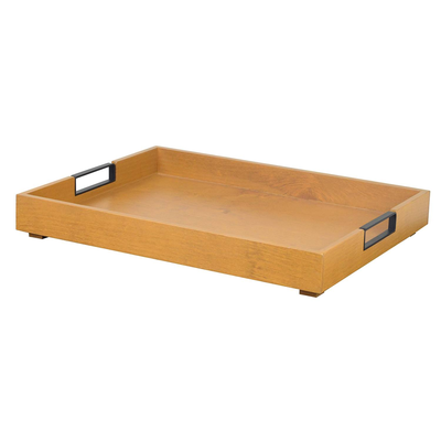 Cal-Mil 22347-99 22"W x 17"D x 3"H Madera Room Service Tray