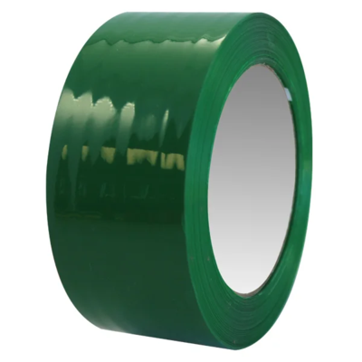 Box Sealing Tape - Hand Roll - 48 mm x 100 m - Green
