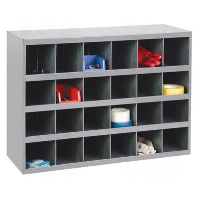 Bin Cabinet - Steel - 33-3/4" x 12" x 23-7/8" - 24 Bin