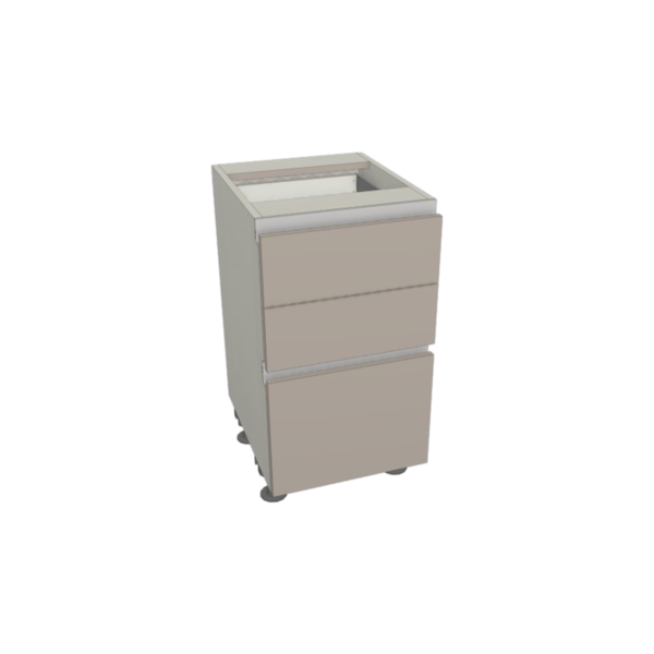 Capri Gola Vanity 3 Drawer Base 18" x 31.5" x 21"