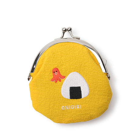 Coin Purse Onigiri Yellow