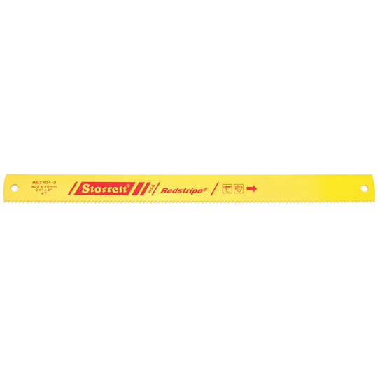 STARRETT RS2404-0 24 x 2 x 100 x 4T, Redstripe Power Hacksaw Blade