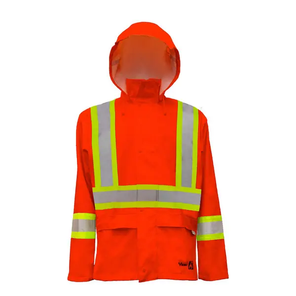 VIKING 6055FRJO - Viking Handyman® FR PU Rain Jacket - Orange