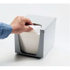 09107 KC QUARTERFOLD WIPER DISPENSER, GRAY 6/CA