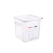 Araven 11854 Square Polypropylene Container, 8 L./ 8,4 qt