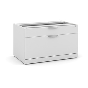 PL1012 TWO DRAWER PERSONAL CABINET- WHITE