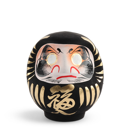 Daruma Black No Evil 4-3/4"
