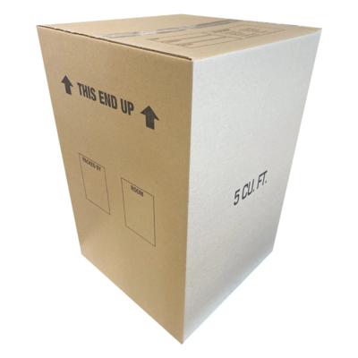 Corrugated Moving Box - 5 Cube - 18" x 18" x 27"