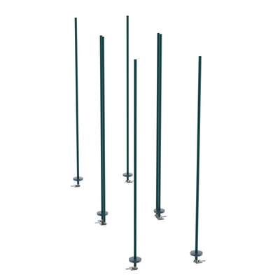 Metro lbTAK3 HD Qwiktrak High Density Double Deep Storage System Stationary Intermediate Unit Kit