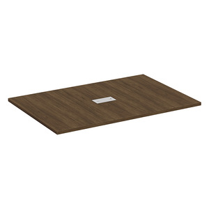 PL438THALF 47" x 71" CONFERENCE TABLE TOP - Modern Walnut