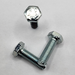 M6 - 1 X 20MM ISO 4017 FT HEX HEAD CAP SCREW 8.8 ZINC TRIVALENT CLEAR