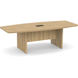 CLABS4236N - 8 ft. Classic Boat Shape Conference Table with Panel Base
