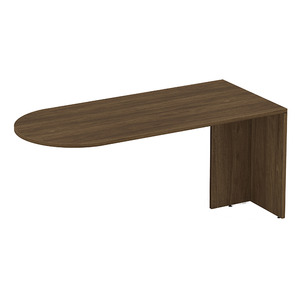 PL131 66" BULLET DESK - Modern Walnut
