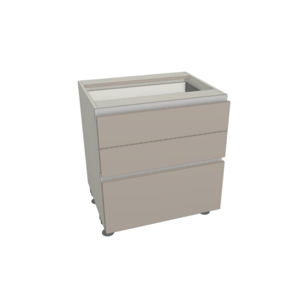 Capri Gola Base 3 Drawers 30" x 34.5" x 23.75"