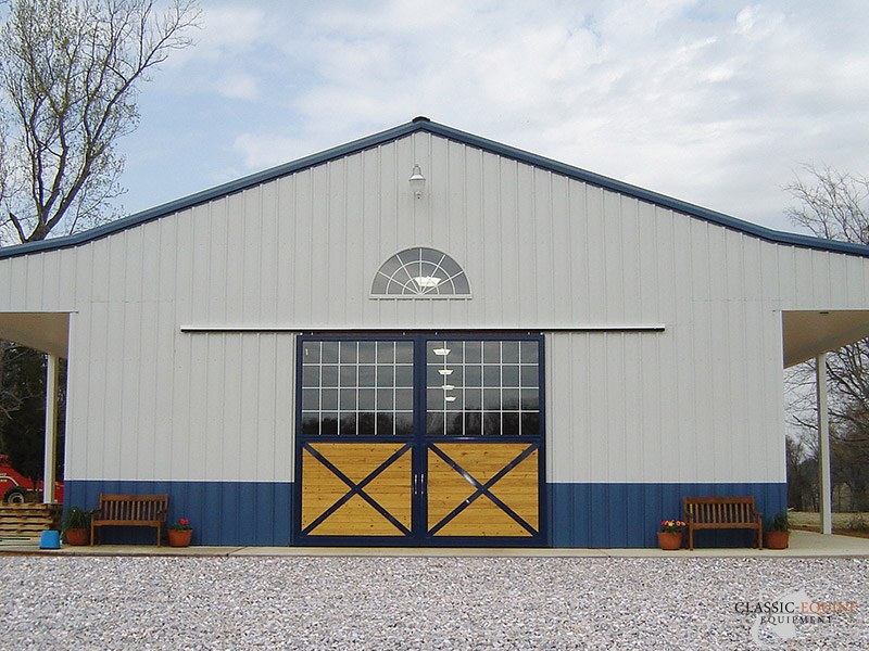 Horse Barn End Doors Classic Equine Equipment