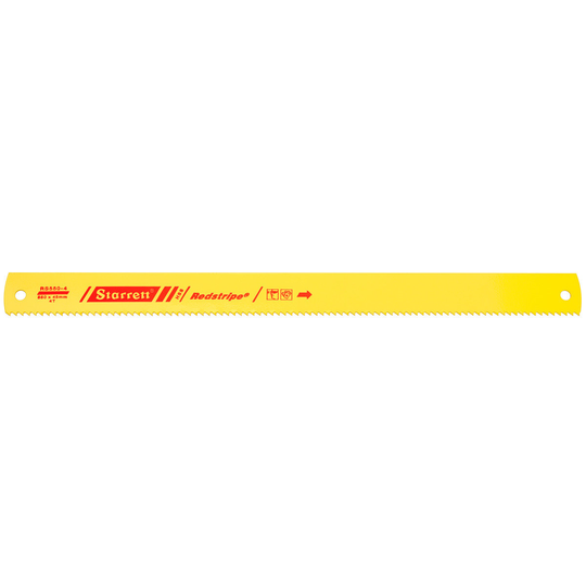STARRETT RS550-4 22 x 1-3/4 x .075 x 4T, Redstripe Power Hacksaw Blade