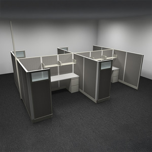 WEBBTYP22 - 67"H, GLAZED, 4-Pod, 6' x 8' Webb Typical - powered