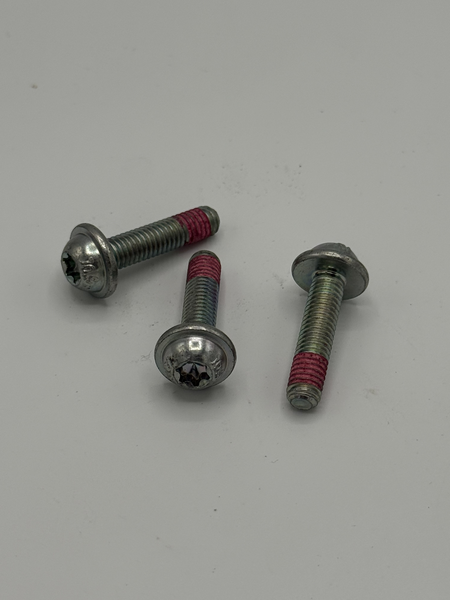 M6 - 1 X 25MM 6 LOBE ROUND WASHER HEAD MACHINE SCREW PRECOTE 80 PATCH 10.9 ZINC TRIVALENT CLEAR PER PRINT