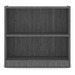 PL154 30"H BOOKCASE- Newport Gray