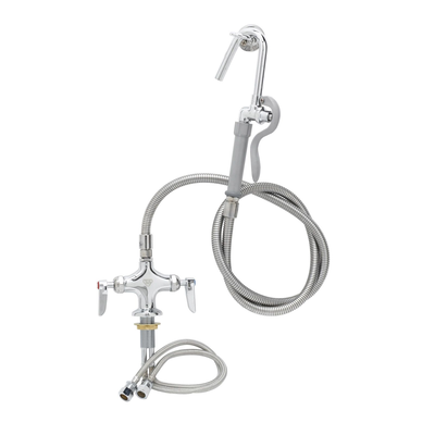 T&S Brass B-0300-102A-CR Pantry Base Faucet Double