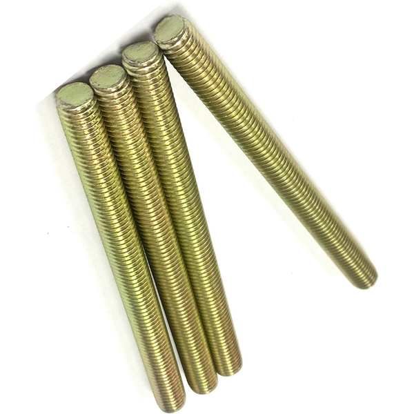 5/16" - 24 X 72" FULLY THREADED STRAIGHT ROD SAE J429 GR 8 ZINC TRIVALENT YELLOW