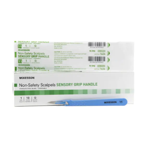 Scalpel #11 stainless steel   str disposable 10/bx McK 1626