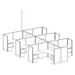 WEBBTYP4 - 53"H, 6-Pod, 6' x 6' Webb Typical - power