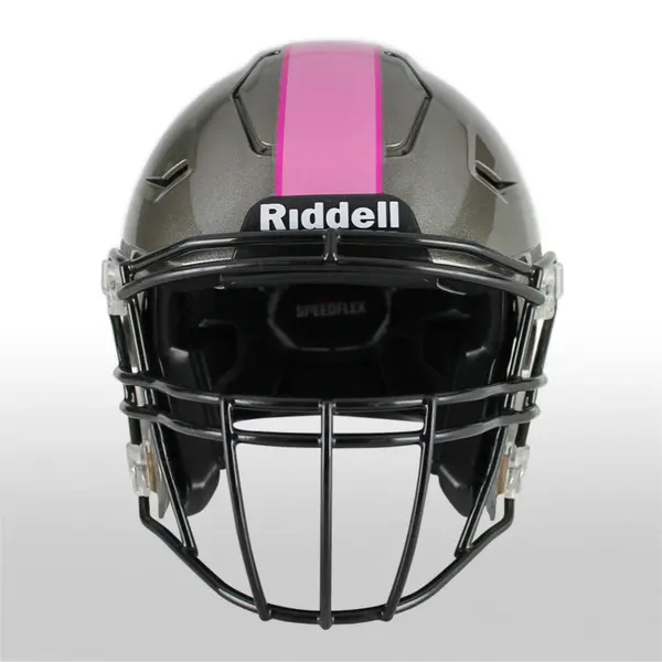Breast Cancer Awareness Pink Football Helmet Stripes - Style 3