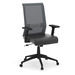6560 MIMIC TASK CHAIR- Gray Mesh Back w/Black Fabric Seat