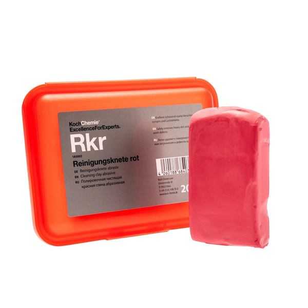 RKR Abrasive Clay Bar Red - 200G