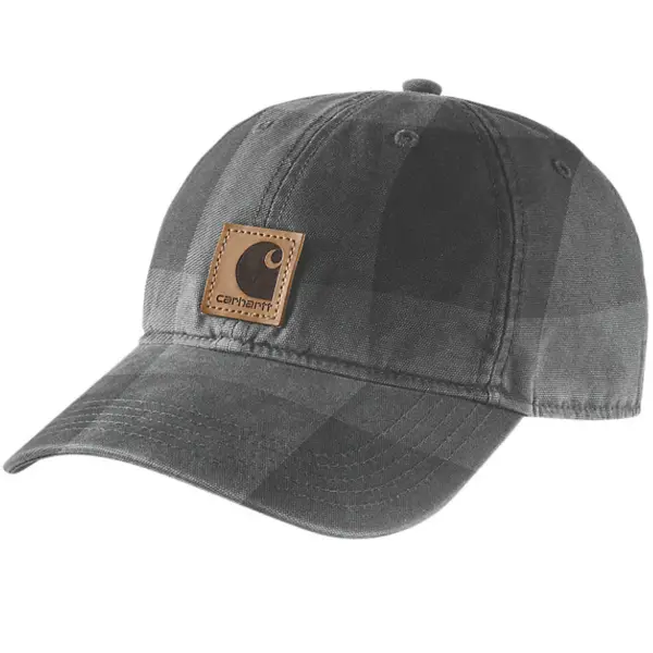 CARHARTT 107198 - Men's Flannel Cap - Gravel