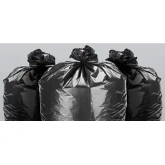 24 X 32" .5 MIL 12-15 GALLON BLACK CAN LINER, LOW DENSITY, 500/CS  BUSB-32M