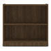PL154 30"H BOOKCASE- Modern Walnut