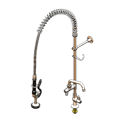 T&S Brass 5PR-1S06 Equip Pre-Rinse Unit 46"H