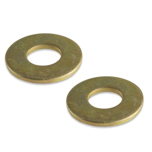 M12 X 24MM X 2.5MM FLAT WASHER DIN 126 CARBON STEEL ZINC YELLOW