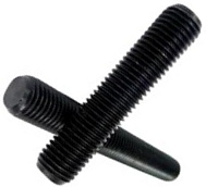 5/8" - 18 X 12" FULLY THREADED STRAIGHT ROD SAE J429 GR 8 PLAIN