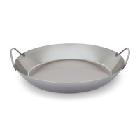 Matfer Bourgeat 062052 15-3/4" Dia. X 2-1/16"H Paella Pan