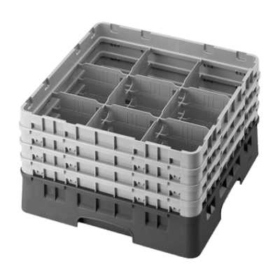 Cambro 9S638151 Camrack Glass Rack with 3 Extenders