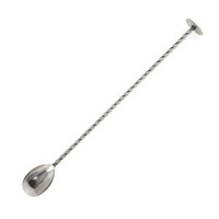 Spill-Stop 825-31 Bonzer Disc Muddler Bar Spoon, 10-3/5" (25cm)