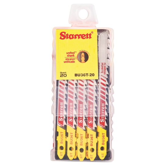STARRETT BU36T-20 3'' x 5/16 x .050 x 6T, Bi-Metal, 20 Pack