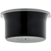 Carlisle 030003 0.6 Qt Black Classic Crocks w/Lids