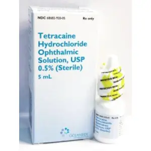 Tetracaine, Drops, 0.5%, 5 mL (1/ea) Drops NDC 82260092005