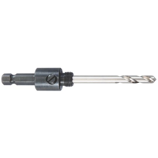STARRETT A1-E Hole Saw Arbor w/ Extended Range Pilot Drill